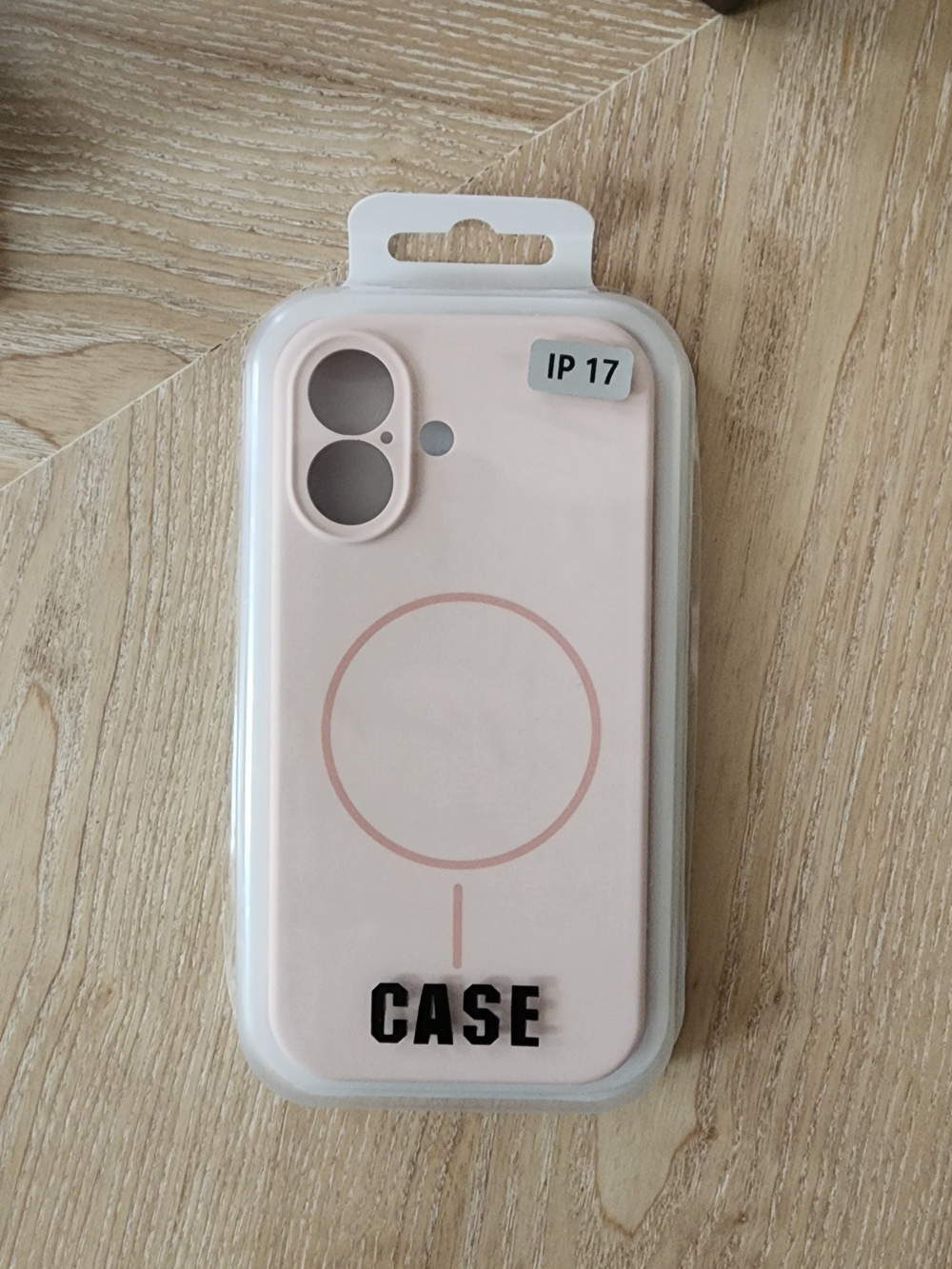 Soft Silicone Phone Case for iPhone 17 -Pink White/ Magnetic